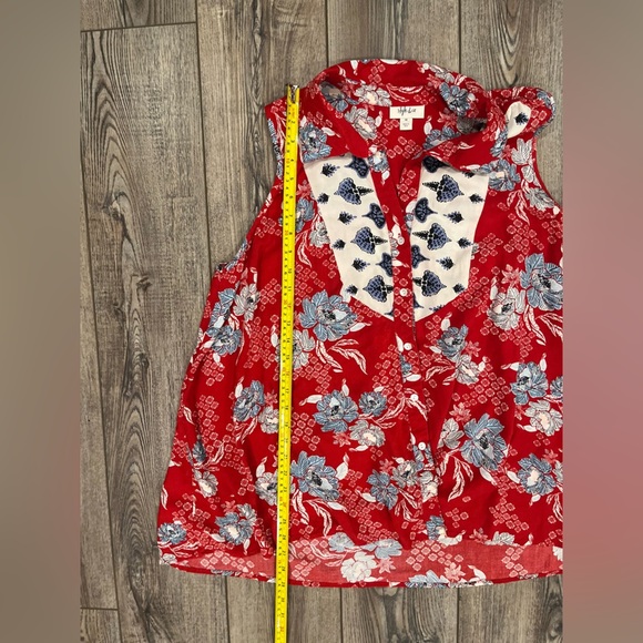 Style & Co. Sleeveless Floral Blouse - Size 3X - Picture 7 of 7